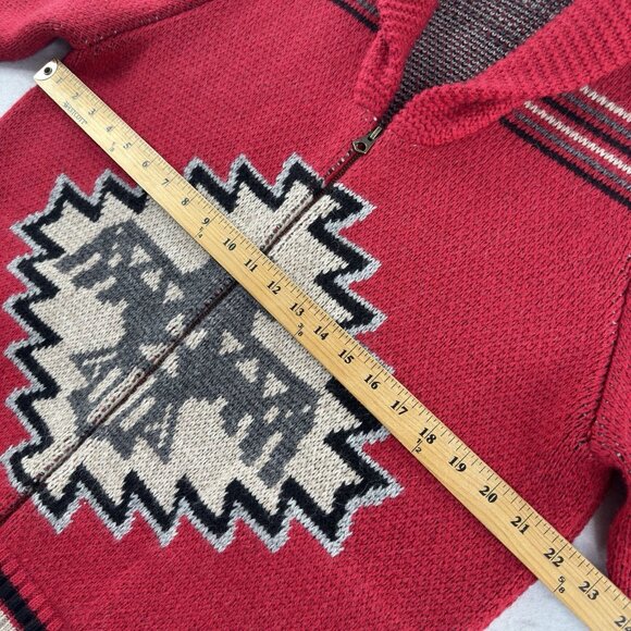 Faherty Steven Paul Judd Thunderbird Cardigan Sweater Men’s L Alpaca Wool Native - Picture 12 of 16